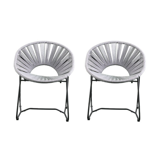 Rondly Outdoor Rope Chairs – 2pc Set, , alternate image number null