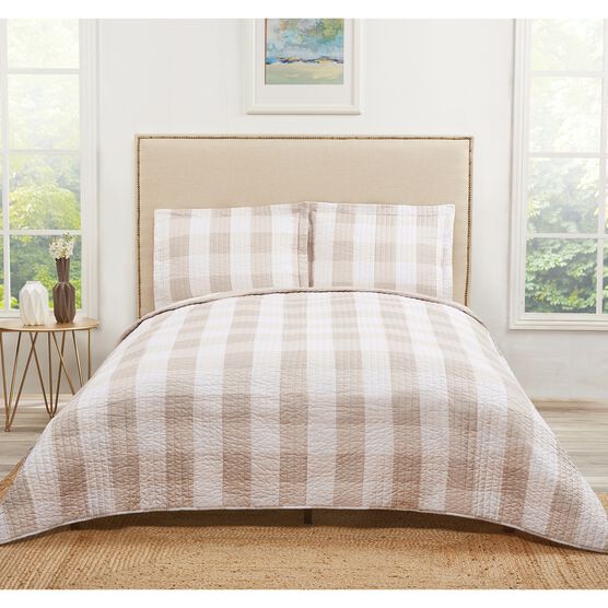 Everyday Buffalo Plaid Quilt Set, , alternate image number null