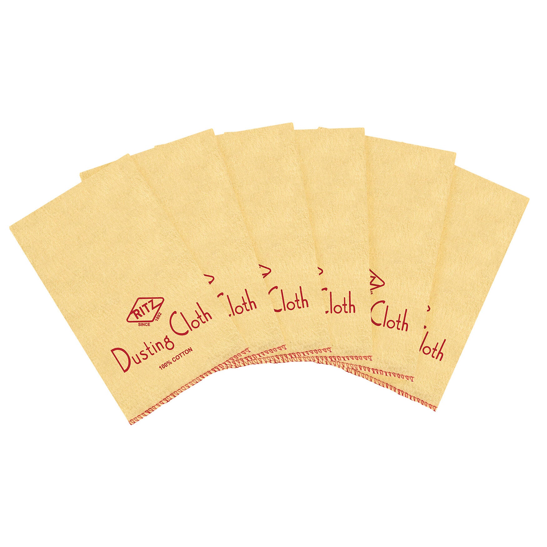 6Pk Dusting Cloth, YELLOW, hi-res image number 0
