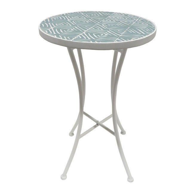 Aviva Mosaic Tile Outdoor Side Table Side Table, , alternate image number null