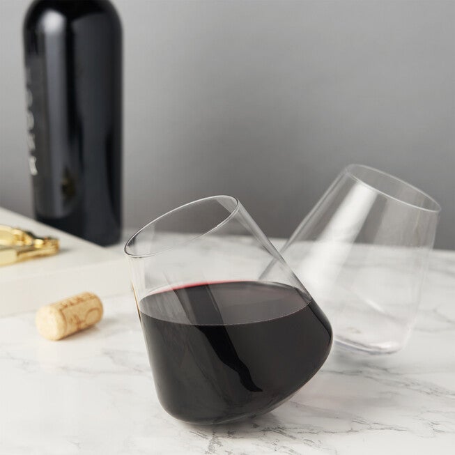 Rolling Crystal Wine Glasses, , alternate image number null
