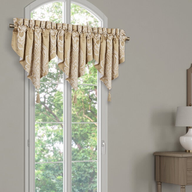 Potenza Window Ascot Valance, GOLD, hi-res image number 0