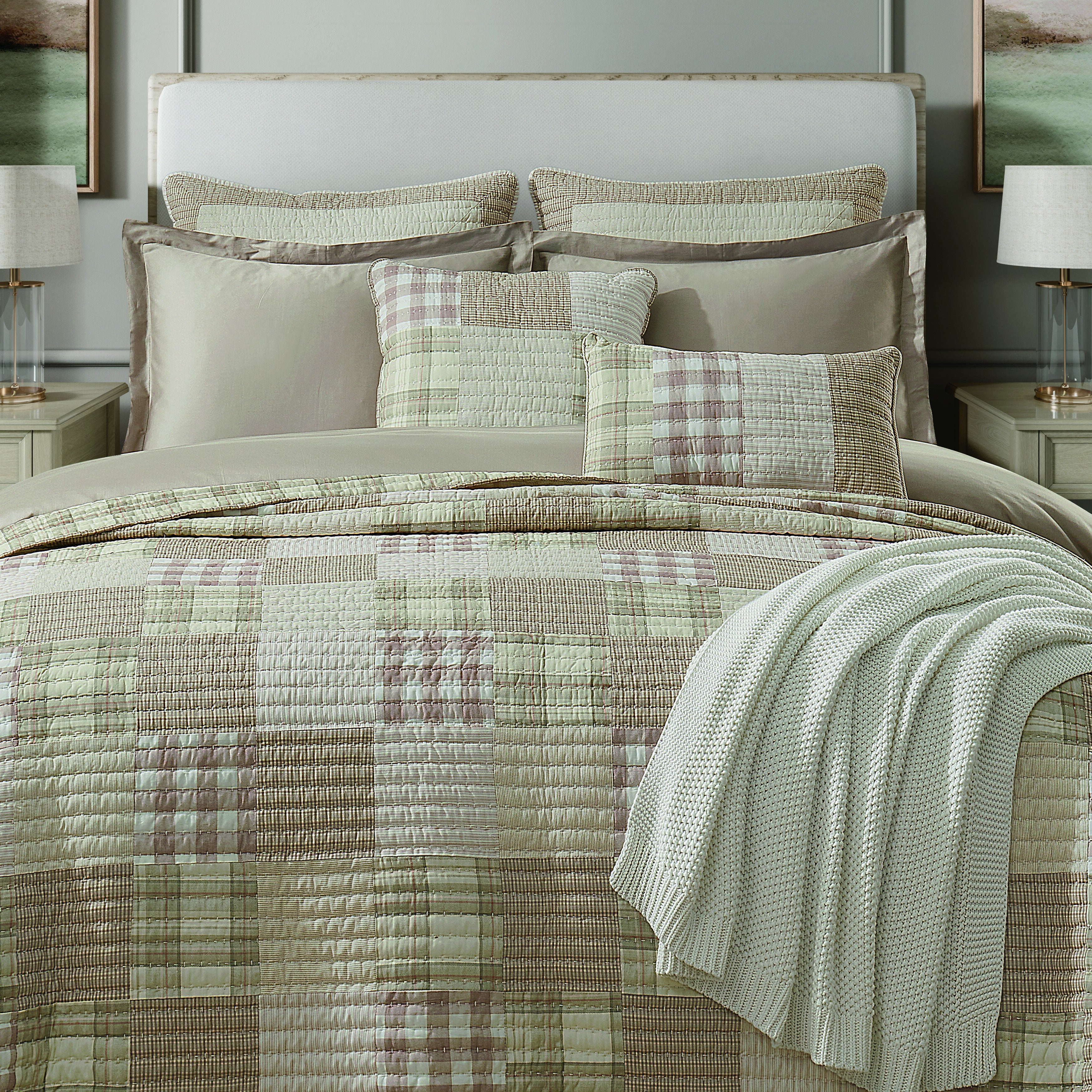 MAYFAIR QUILT KING/CAL KING QUILT, BLUSH, alternate image number 4