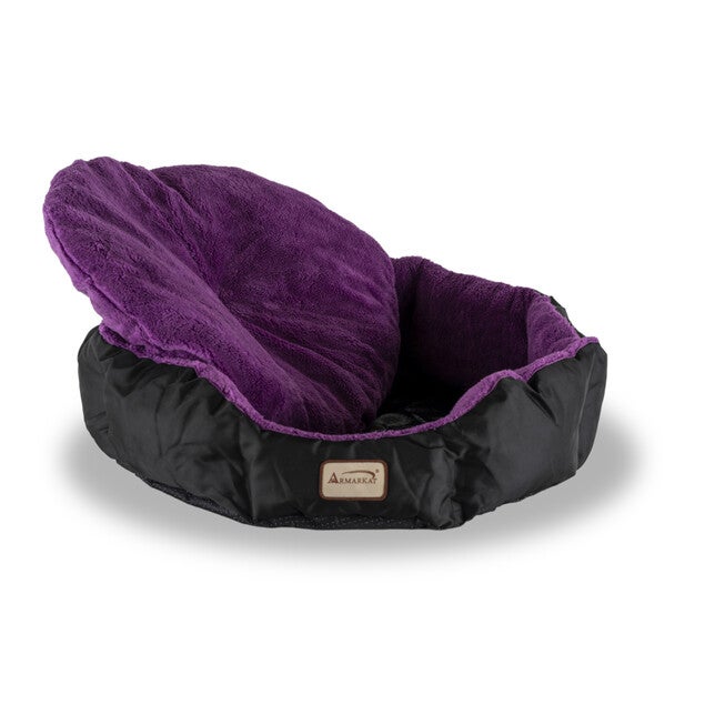 Armarkat Large, Soft Cat Bed In Purple And Black - C101Nh/Zh Cat Bed, , alternate image number null