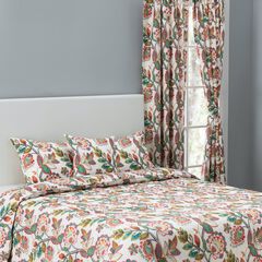 Wynette Multi Colored Jacobean Floral- Comforter Set