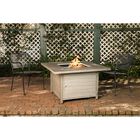 Langhorne Square Aluminum LPG Fire Pit in Barnwood, , on-hover image number null