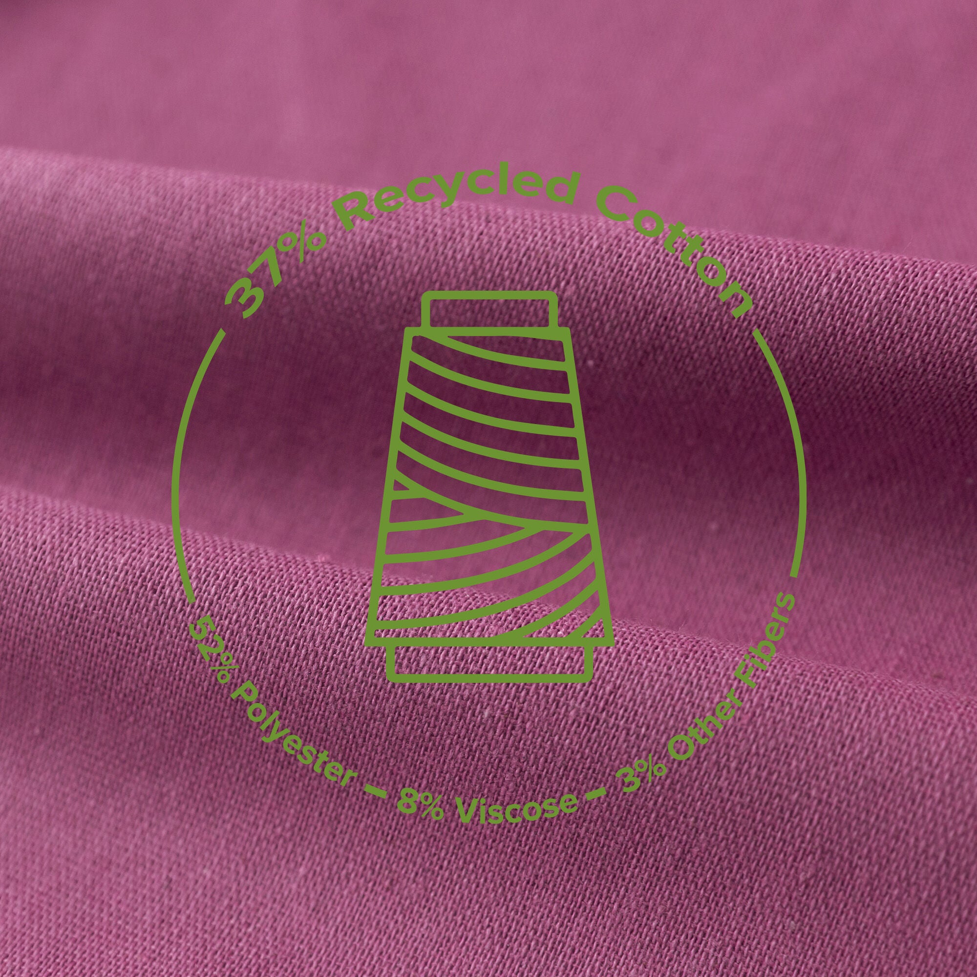 Recycled Cotton Blend Ruffle Tie Top Curtain Pair, MAUVE, alternate image number 3