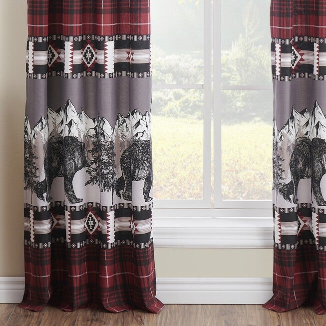 Timberline Window Curtain Panel Pair, , alternate image number 2