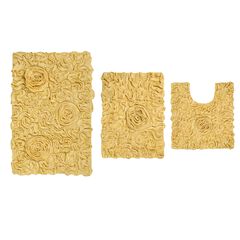 Bellflower 3-Pc. Bath Rug Set