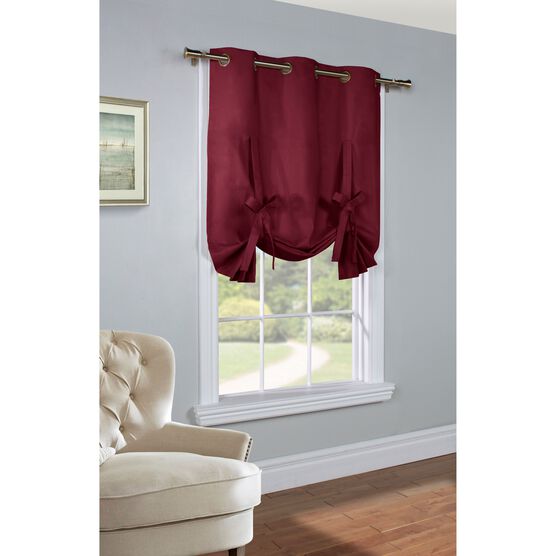 Prescott Tie Up Panel, BURGUNDY, hi-res image number null