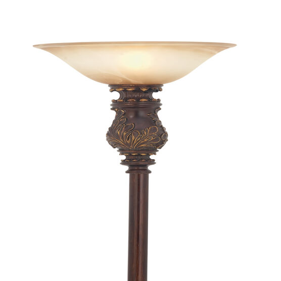 Brown Metal Traditional Floor Lamp, , on-hover image number null