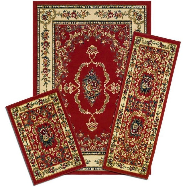 Capri 3-Pc. Rug Set, RED, hi-res image number null