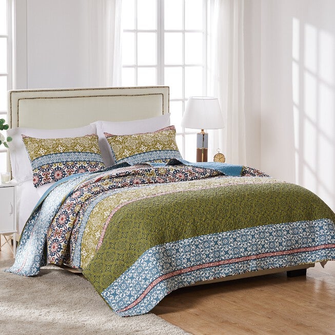 Shangri-La Quilt Set , JADE, hi-res image number null