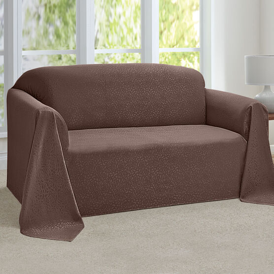 Rosanna Loveseat THROW COVER, COCOA, hi-res image number null