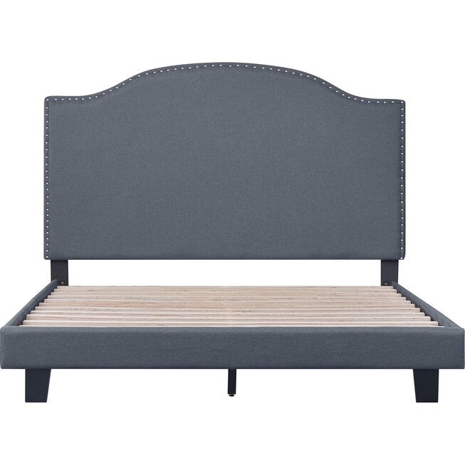 Madison Platform Bed, Gray, Queen, , alternate image number 8