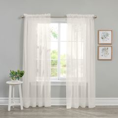 BH Studio Sheer Voile Rod-Pocket Panels -Set of 2