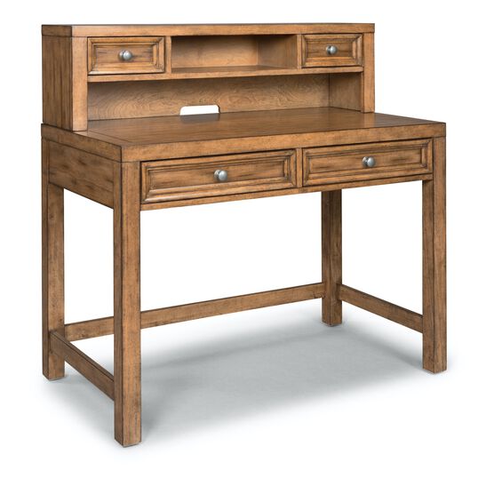 Sedona Brown Student Desk & Hutch, BROWN, hi-res image number null