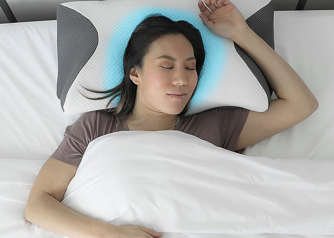 Carbon SnoreX Pillow, WHITE, alternate image number null