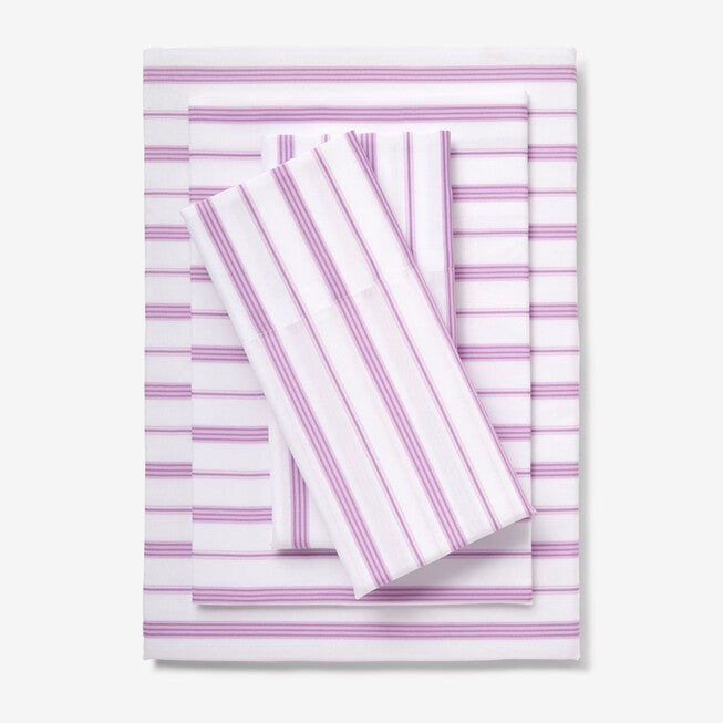 Bed Tite™ Gingham & Stripe Sheet Set, LILAC STRIPE, hi-res image number null
