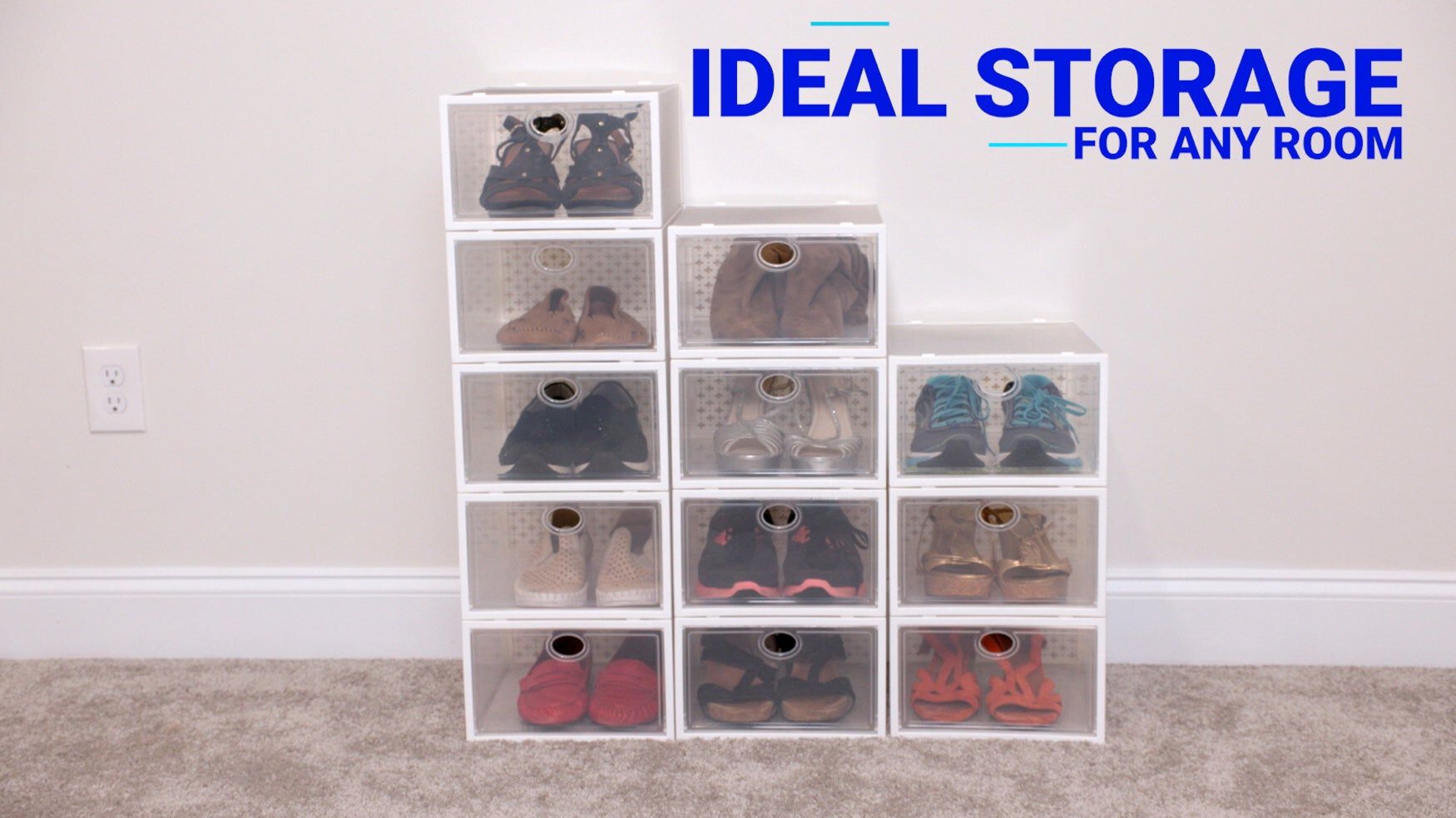 Shoe Butler, Set of 4, WHITE, hi-res image number 0