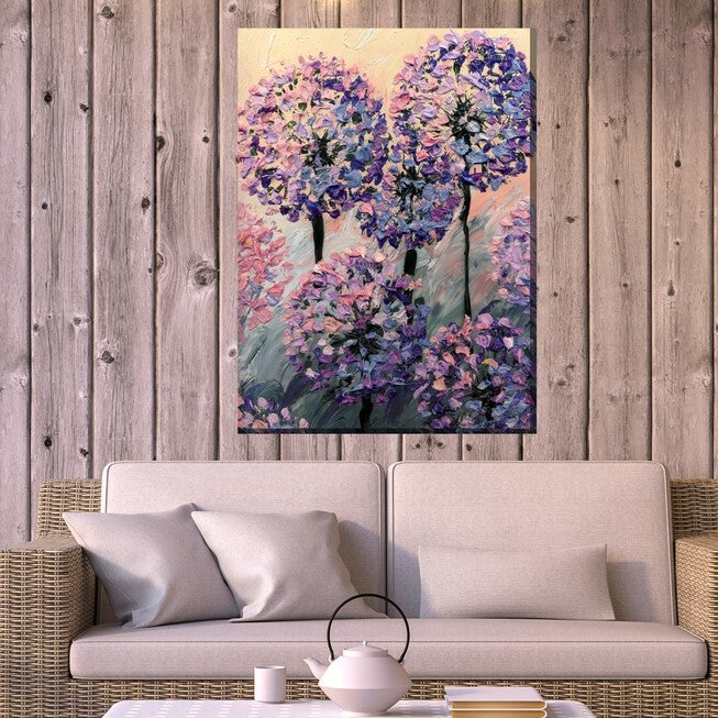 ARTISTIC ALLIUM OUTDOOR ART 30X40, , on-hover image number 1