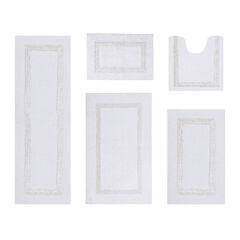 Hotel Collection 100% Cotton 5 Piece (17" X 24" | 20" X 20" | 21" X 34" | 24" X 40" | 20" X 60") Bat