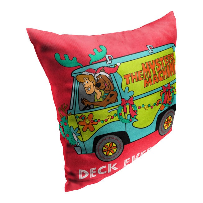 Wb Scooby Doo Deck Everything 18X18 Printed Throw Pillow, , on-hover image number null