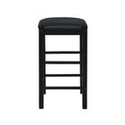 Lancer Backless Counter Stools, Black - Set of Two, , alternate image number null