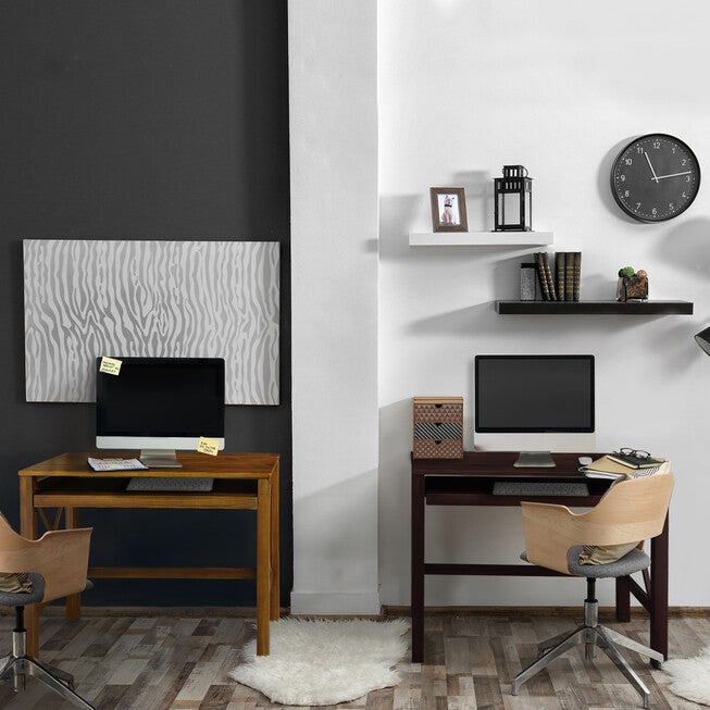 Montego Folding Desk with Pull-Out-Warm Brown, , alternate image number null
