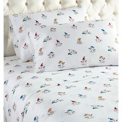 Micro Flannel® Snowman Print Sheet Set