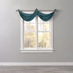 BH Studio Room-Darkening Waterfall Grommet Valance