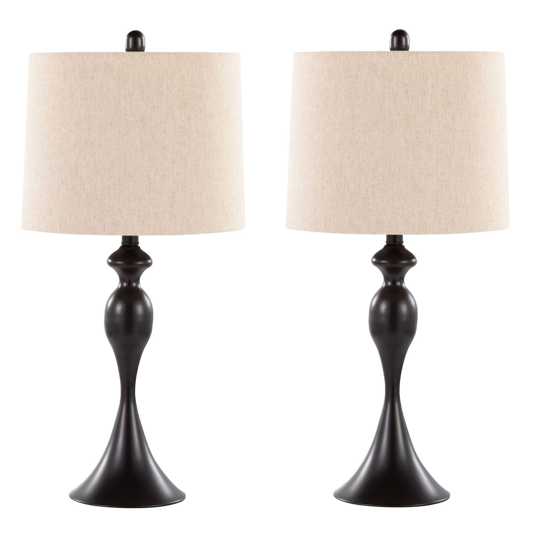 Ashland 27 inches Metal Table Lamp - Set Of 2, , on-hover image number 1