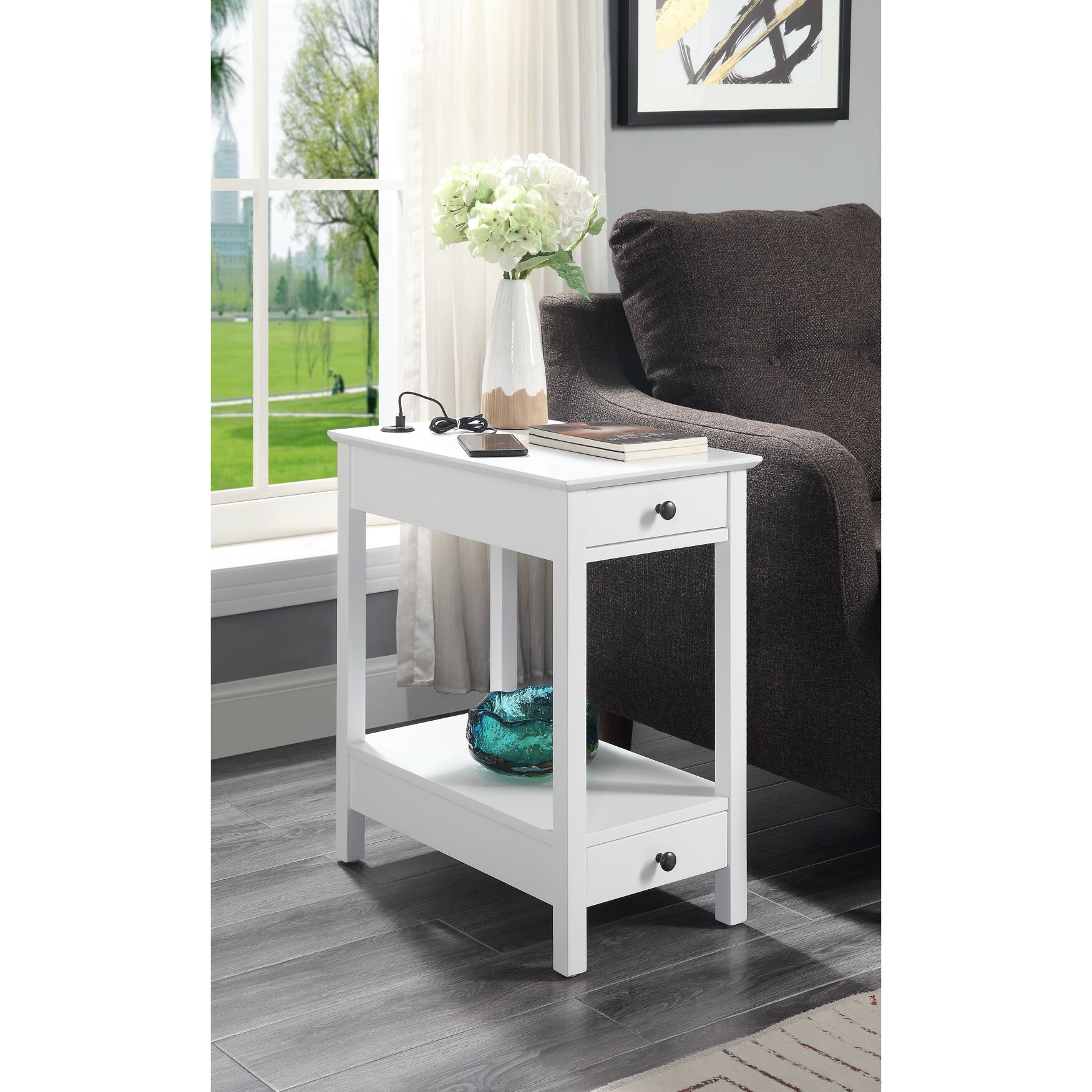 Accent Table (Usb Charging Dock), , alternate image number 4