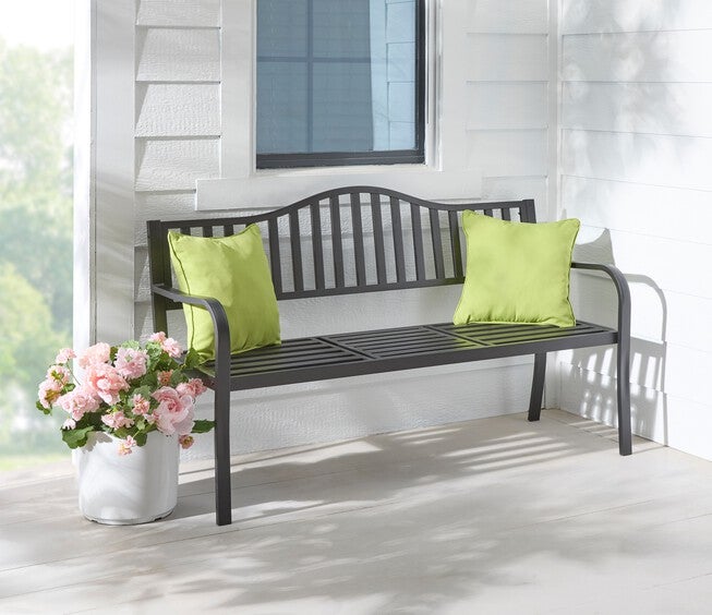 Garden Bench with Retractable Table, , on-hover image number null