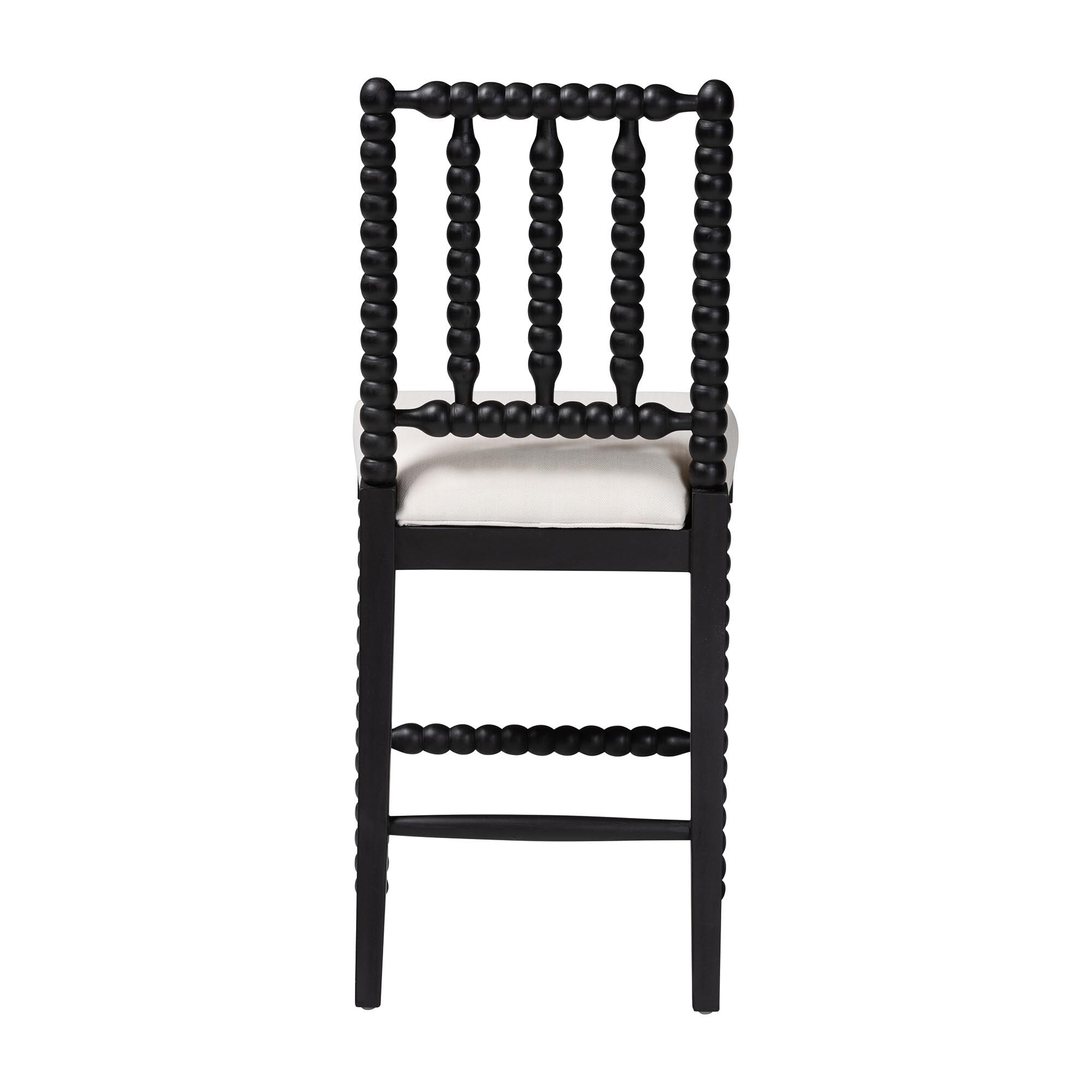 Deya Bobbin Counter Stool, BLACK, alternate image number 4