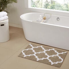 Marrakesh Collection 100% Polyester 17" X 24" Rectangle Bath Rug