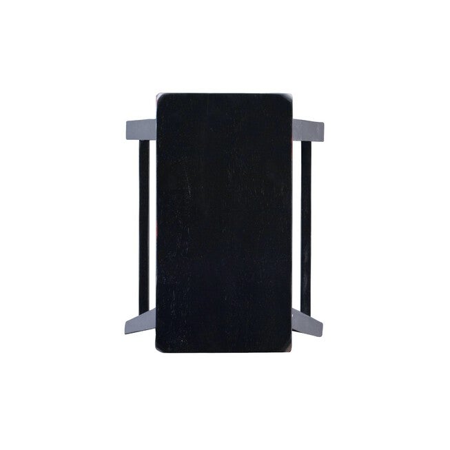Antique Black with Sand Through Terra Cotta Bar Stool, 29 inches Seat Height, , alternate image number 3