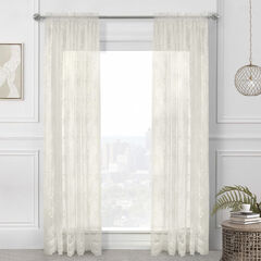 Mona Lisa Sheer Rod Pocket Curtain Panel