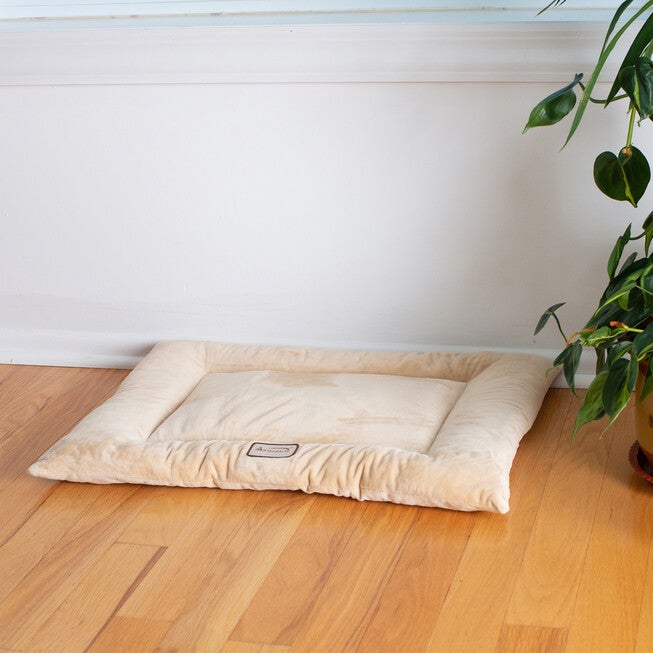 Pet Bed Mat , Dog Crate Soft Pad With Poly Fill Cushion, , alternate image number null