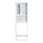 Campbell Wood Over The Toilet Bathroom Storage Cabinet Furniture, , alternate image number null