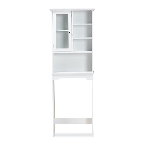 Campbell Wood Over The Toilet Bathroom Storage Cabinet Furniture, , alternate image number null