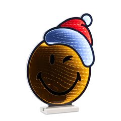 SmileyWorld(R) Holiday Santa Ekkolight 16"H