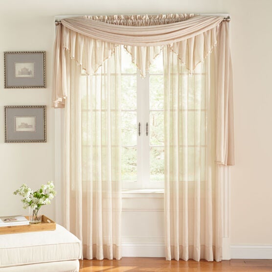 BH Studio Crushed Voile Rod-Pocket Panel, , alternate image number null