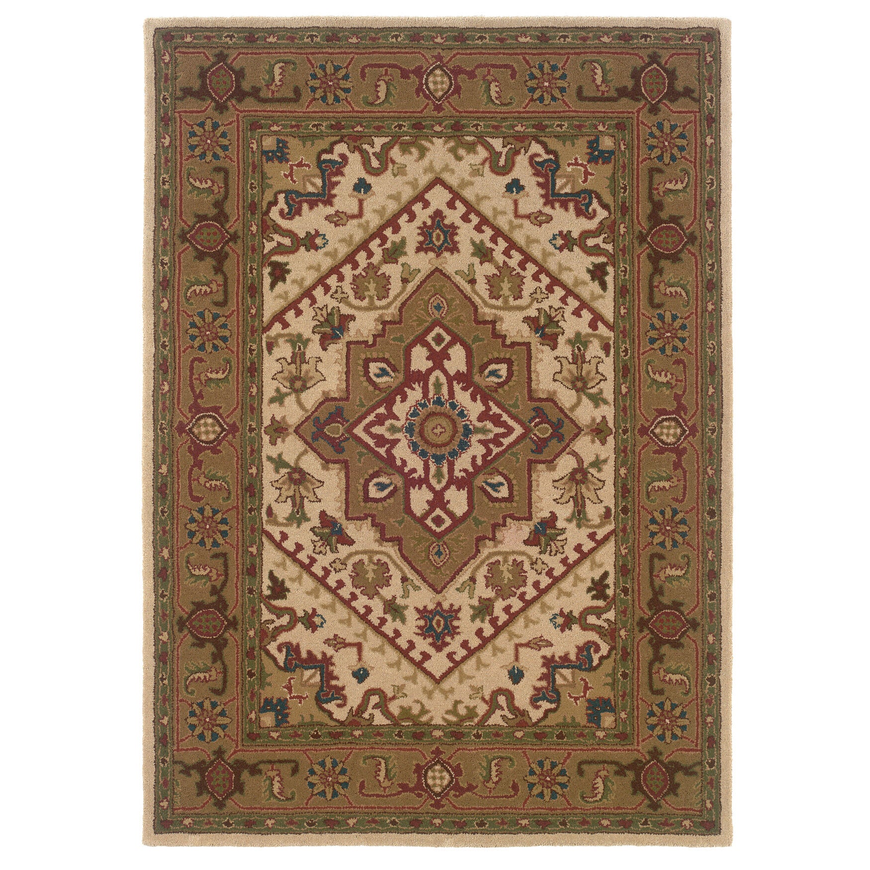 Trio Traditional Ivory 5'X7' Area Rug | Roaman's