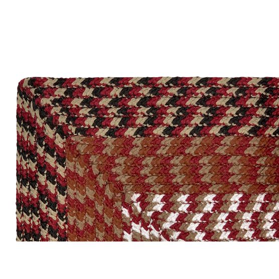 Alpine Braid Collection Reversible Indoor Area Rug in Vibrant Colors, 24"" x 48"" x 48"" L-Shape , , alternate image number null