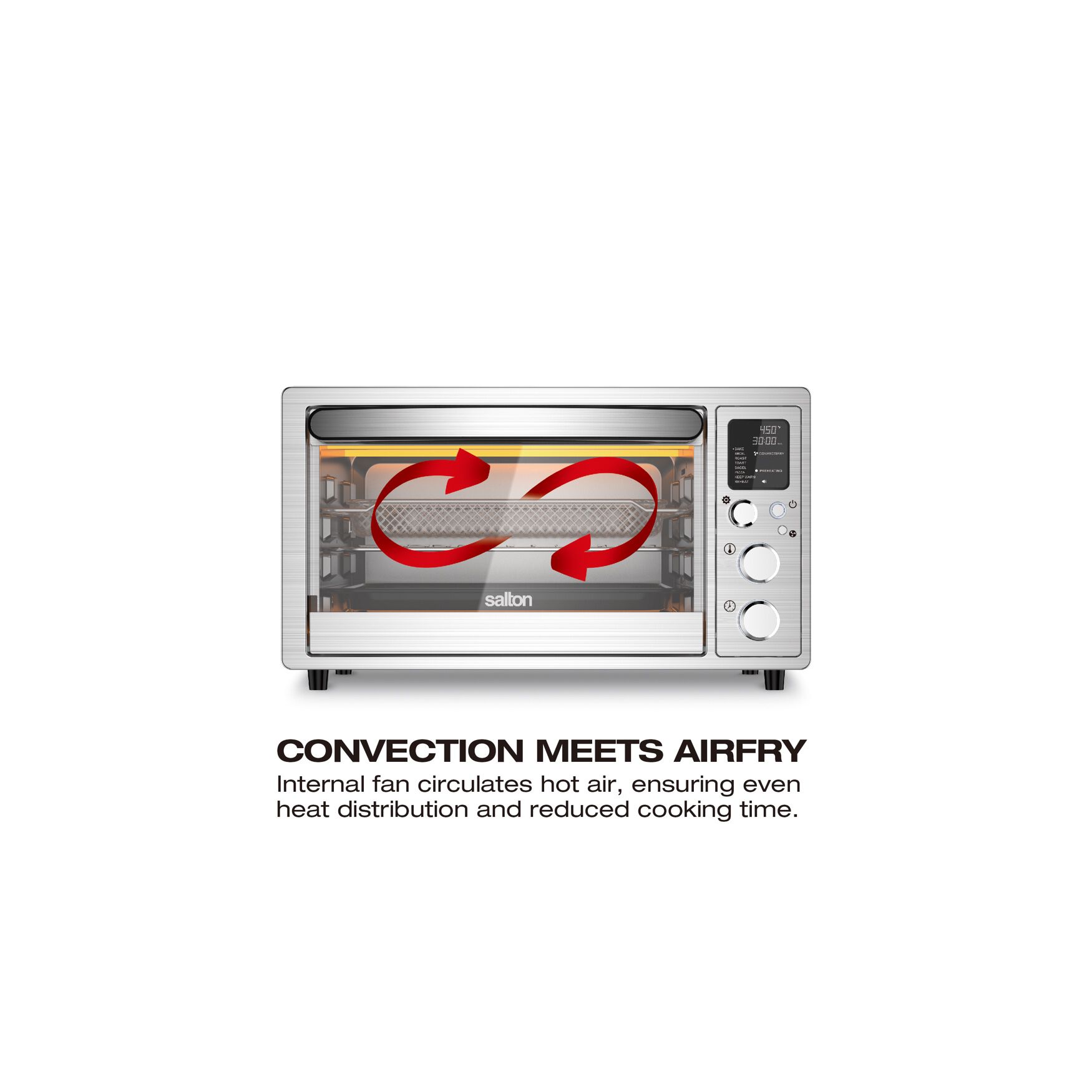 Salton&reg; Air Fryer/Convection Toaster Oven, , alternate image number 3