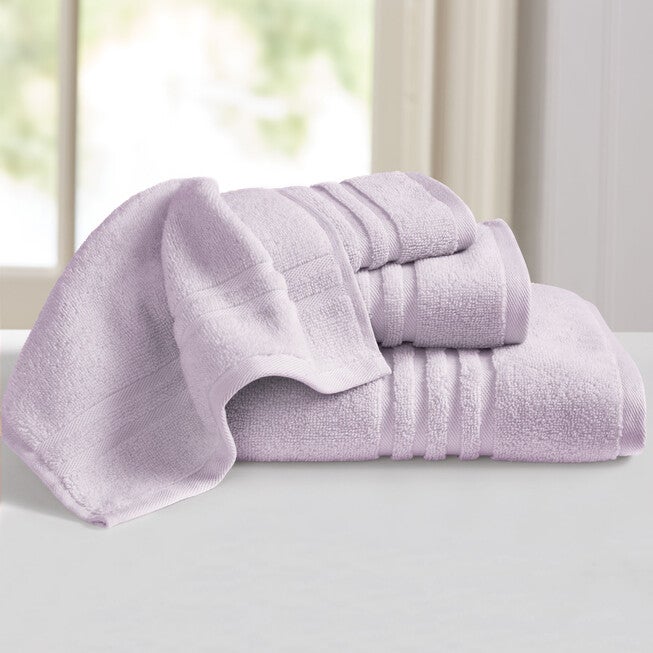 4-Pc. Zero Twist Towel Set, LAVENDER GRAY, hi-res image number 0