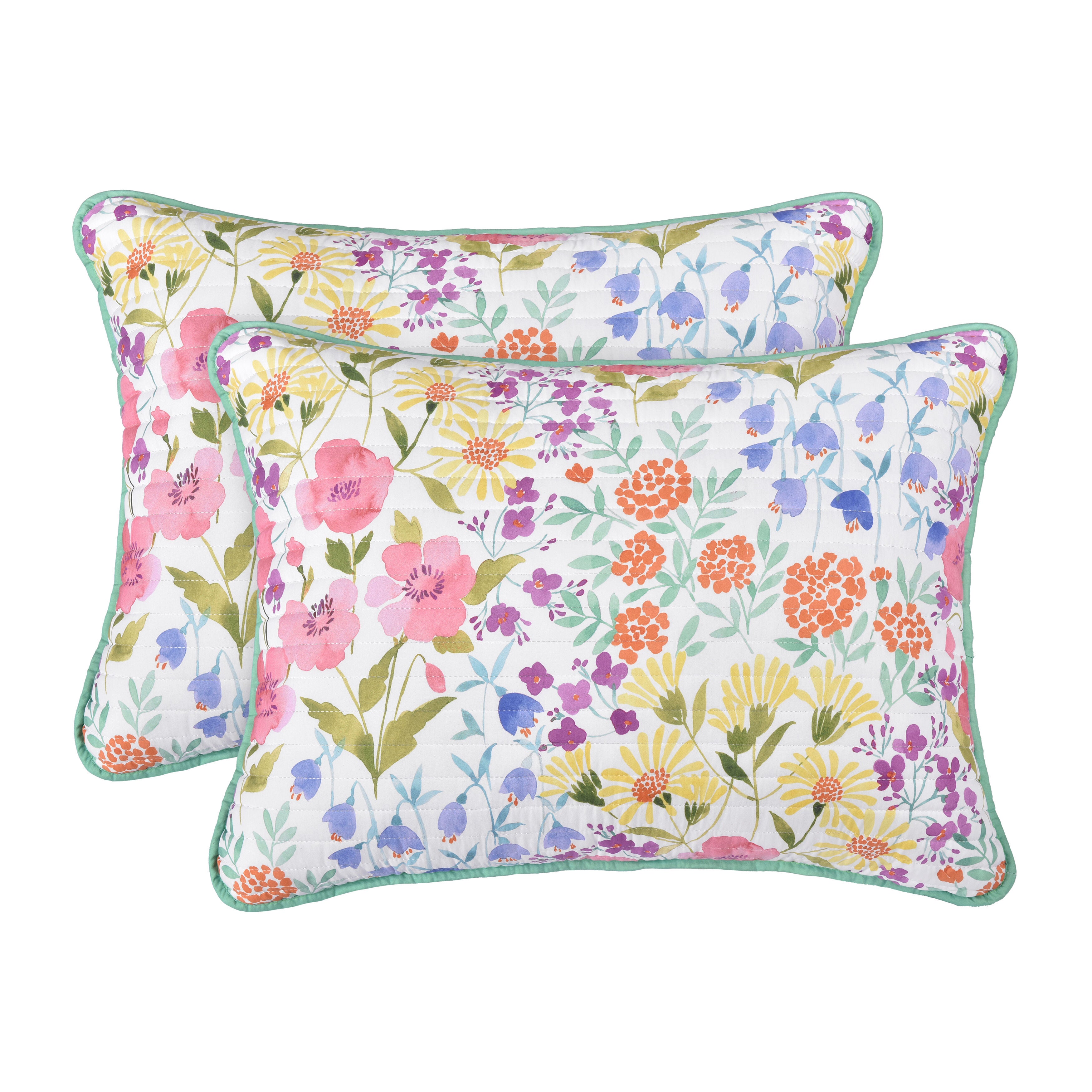 JULES KING/CAL KING 3PC. QUILT SET, TURQUOISE, alternate image number 2