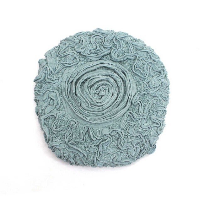 Bell Flower Bath Rug Collection, BLUE, hi-res image number 0