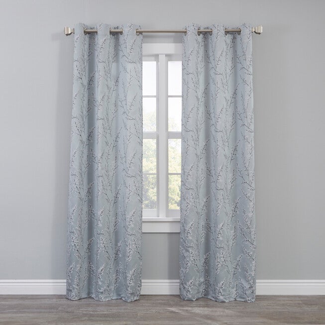 Whitley Jacquard Panel Grommet Panel Set — 2 Pack, LIGHT BLUE, hi-res image number null